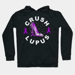 Crush Lupus Warrior Lupus Awareness Month Hoodie